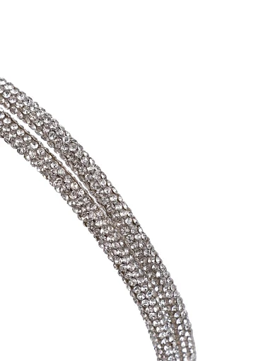 Тонкий обуч для волосся з білими кристалами - фото 3 - Miraton