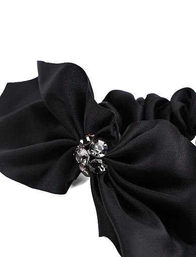 Резинка для волос черная - фото 2 - Miraton