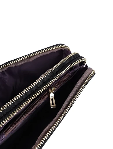 Косметичка з екошкіри чорна - фото 4 - Miraton