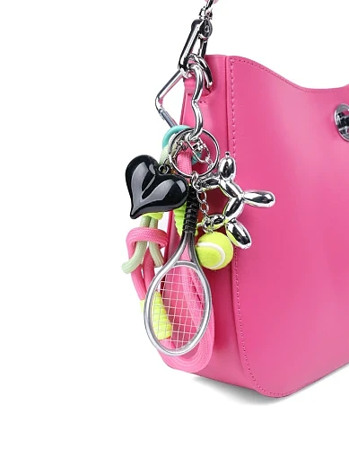 Брелок для сумочки шнурки і підвіски-теніс різнокольорові(CR-8) - фото 3 - Miraton