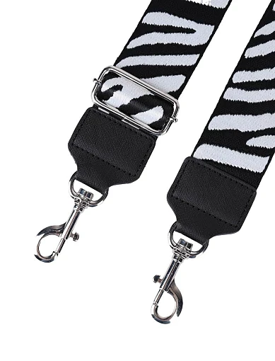 Ремінь для сумок тканинний чорний(TT-10) - фото 3 - Miraton