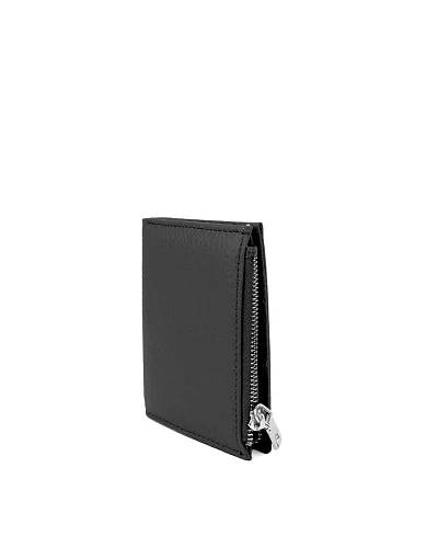 Жіночий гаманець шкіряний чорний - фото 2 - Miraton