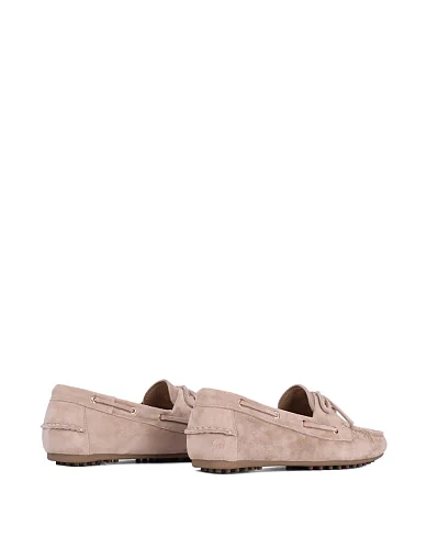 Жіночі мокасини Attizzare велюрові коричневі - фото 5 - Miraton