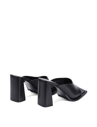 Жіночі сабо MIRATON шкіряні чорні - фото 4 - Miraton