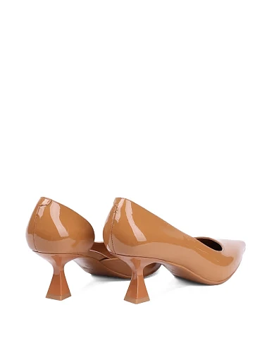 Жіночі туфлі MIRATON лакові бежеві(G958-1) - фото 4 - Miraton