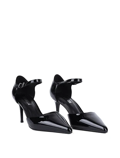 Жіночі туфлі MIRATON лакові чорні - фото 3 - Miraton