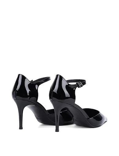 Жіночі туфлі MIRATON лакові чорні - фото 4 - Miraton