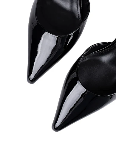 Жіночі туфлі MIRATON лакові чорні - фото 5 - Miraton