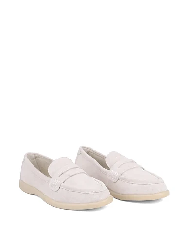 Жіночі сліпери Attizzare велюрові рисового кольору - фото 3 - Miraton