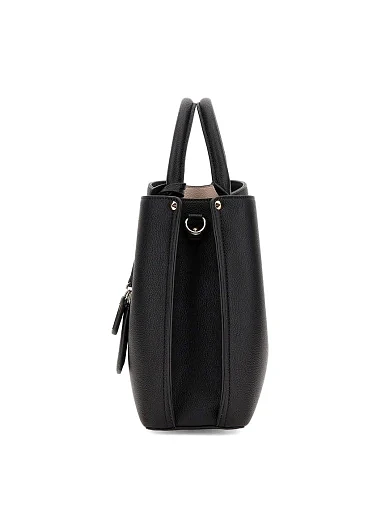 Жіноча сумка тоут Guess з екошкіри чорна - фото 3 - Miraton