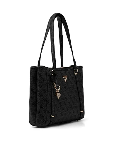 Жіноча сумка тоут Guess з екошкіри сіра - фото 3 - Miraton