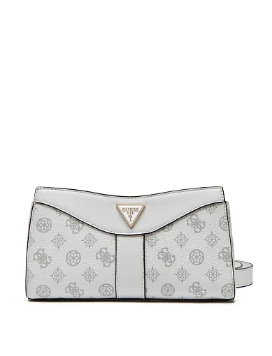 Жіноча сумка Guess з екошкіри біла фото 1