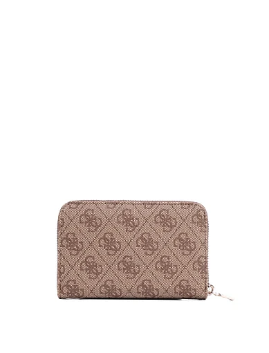 Жіночий гаманець з екошкіри бежевий на блискавці - фото 3 - Miraton