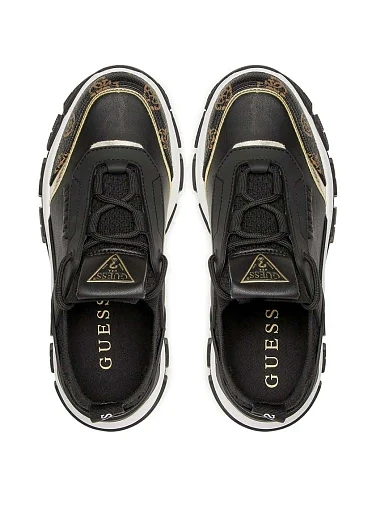 Жіночі кросівки Guess зі штучної шкіри чорні - фото 5 - Miraton