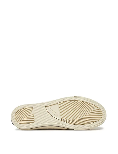 Женские кеды Guess текстильные серые - фото 4 - Miraton