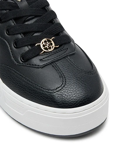 Жіночі кеди Guess із екошкіри чорні - фото 6 - Miraton