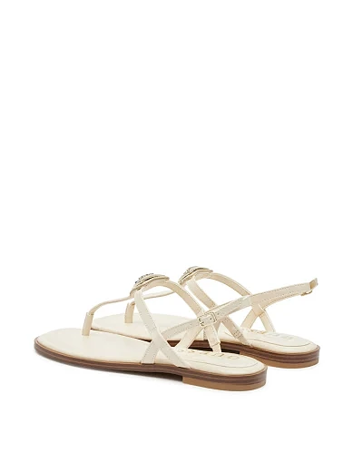 Жіночі сандалі Guess з екошкіри бежеві - фото 3 - Miraton