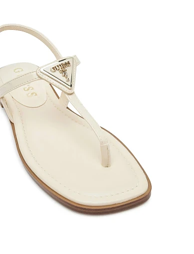 Жіночі сандалі Guess з екошкіри бежеві - фото 6 - Miraton