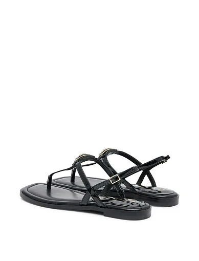 Жіночі сандалі Guess з екошкіри чорні - фото 3 - Miraton