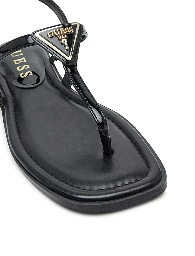 Жіночі сандалі Guess з екошкіри чорні - фото 5 - Miraton