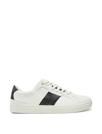 Мужские кеды Guess из экокожи белые фото 1