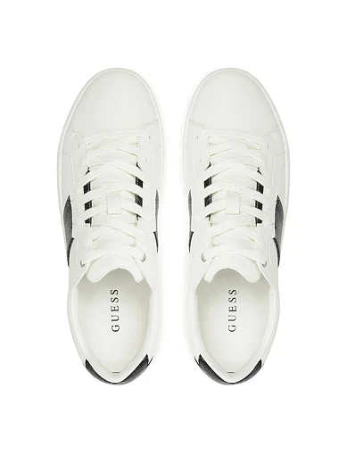 Чоловічі кеди Guess з екошкіри білі (FMTTOG ELL12) - фото 5 - Miraton