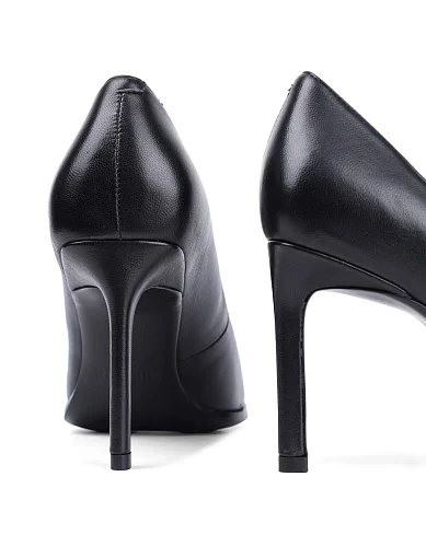 Женские туфли MIRATON кожаные черные - фото 2 - Miraton