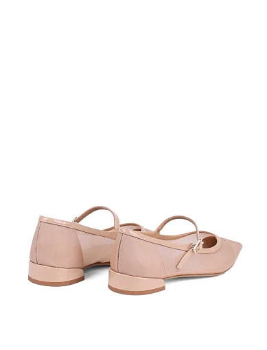 Жіночі балетки MIRATON лакові бежеві - фото 4 - Miraton