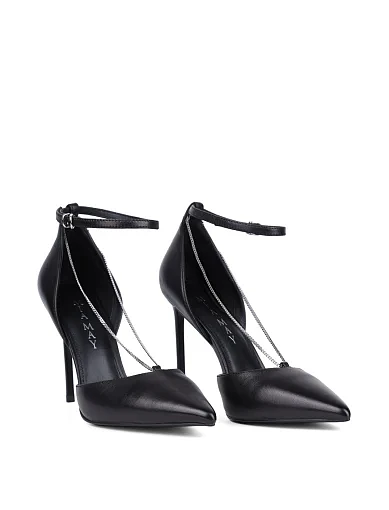 Жіночі туфлі MiaMay шкіряні чорні - фото 3 - Miraton