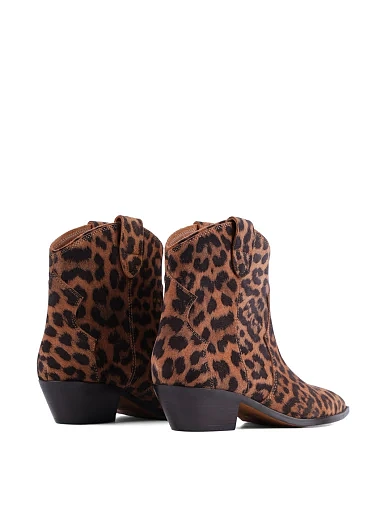 Жіночі черевики MIRATON велюрові леопардові - фото 4 - Miraton