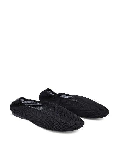 Жіночі балетки MIRATON з сітки чорні - фото 2 - Miraton