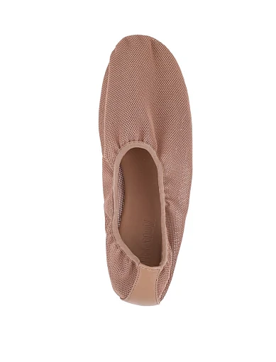 Жіночі балетки MIRATON з сітки бежеві - фото 4 - Miraton