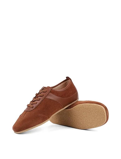 Жіночі кросівки MIRATON велюрові коричневі - фото 2 - Miraton