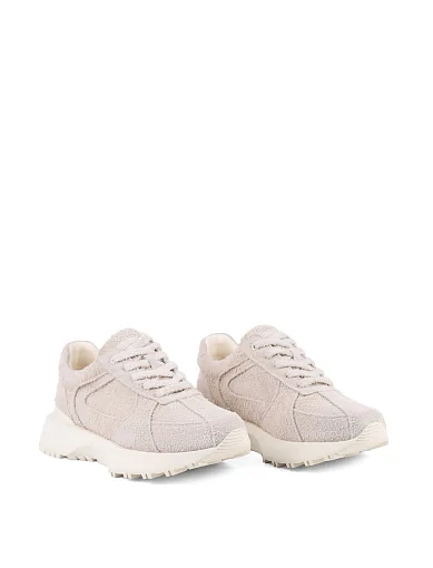 Жіночі кросівки MIRATON велюрові рисового кольору - фото 3 - Miraton