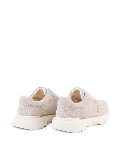 Жіночі кросівки MIRATON велюрові рисового кольору - фото 4 - Miraton