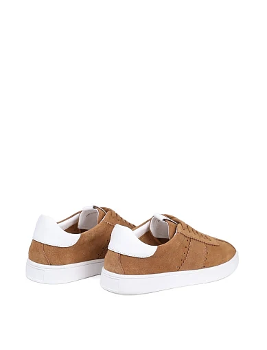 Женские кеды MIRATON велюровые коричневые - фото 4 - Miraton