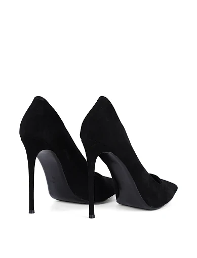 Жіночі туфлі Mia May велюрові чорні - фото 4 - Miraton