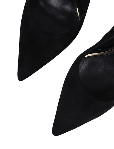 Жіночі туфлі Mia May велюрові чорні - фото 5 - Miraton