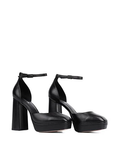 Жіночі туфлі MIRATON шкіряні чорні - фото 3 - Miraton