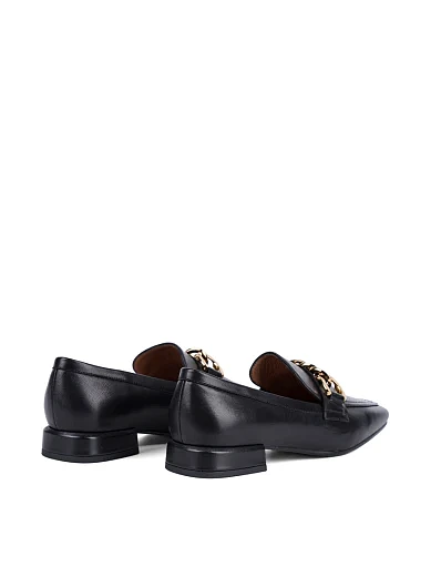 Жіночі сліпери MIRATON шкіряні чорні - фото 4 - Miraton