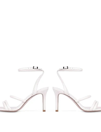 Жіночі босоніжки Attizzare шкіряні білі - фото 2 - Miraton