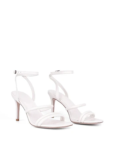 Жіночі босоніжки Attizzare шкіряні білі - фото 3 - Miraton