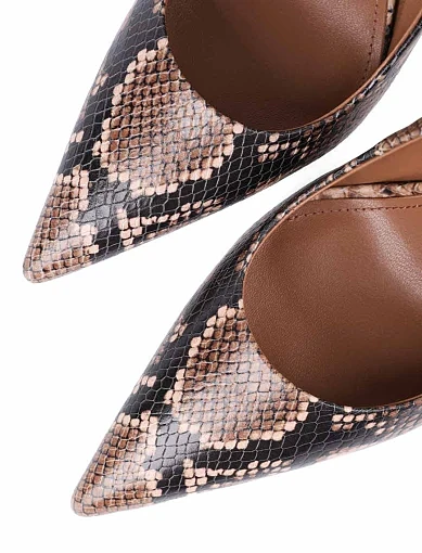 Жіночі туфлі човники MIRATON шкіряні різнокольорові - фото 5 - Miraton