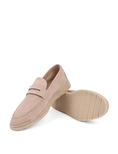 Женские слиперы Attizzare велюровые бежевые - фото 2 - Miraton