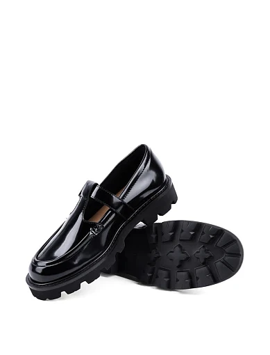 Жіночі туфлі MIRATON з наплаку чорні - фото 2 - Miraton