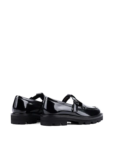 Жіночі туфлі MIRATON з наплаку чорні - фото 4 - Miraton