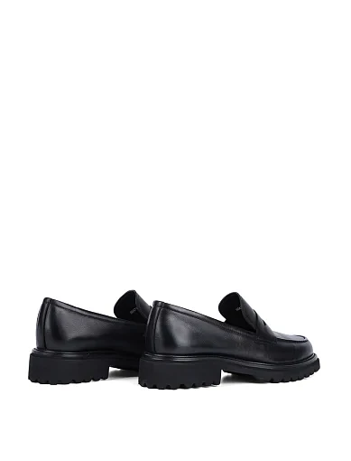 Жіночі туфлі MIRATON шкіряні чорні - фото 4 - Miraton