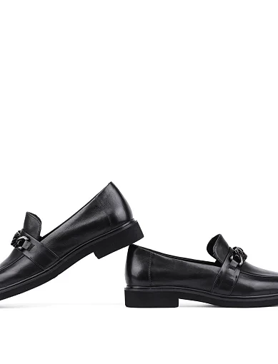 Жіночі туфлі Attizzare шкіряні чорні - фото 2 - Miraton