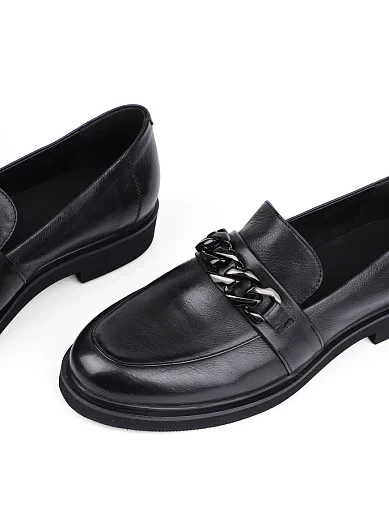 Жіночі туфлі Attizzare шкіряні чорні - фото 5 - Miraton