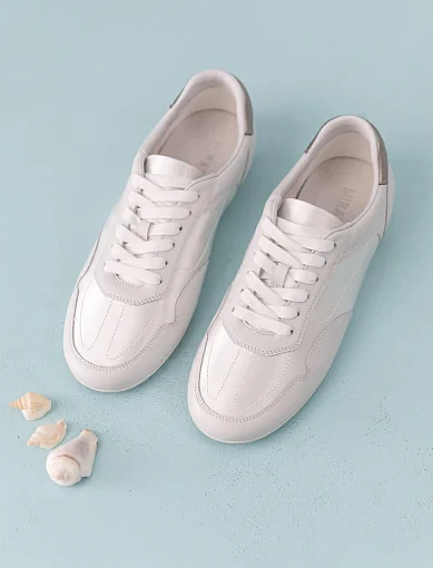 Жіночі кросівки MIRATON шкіряні сірі - фото 2 - Miraton